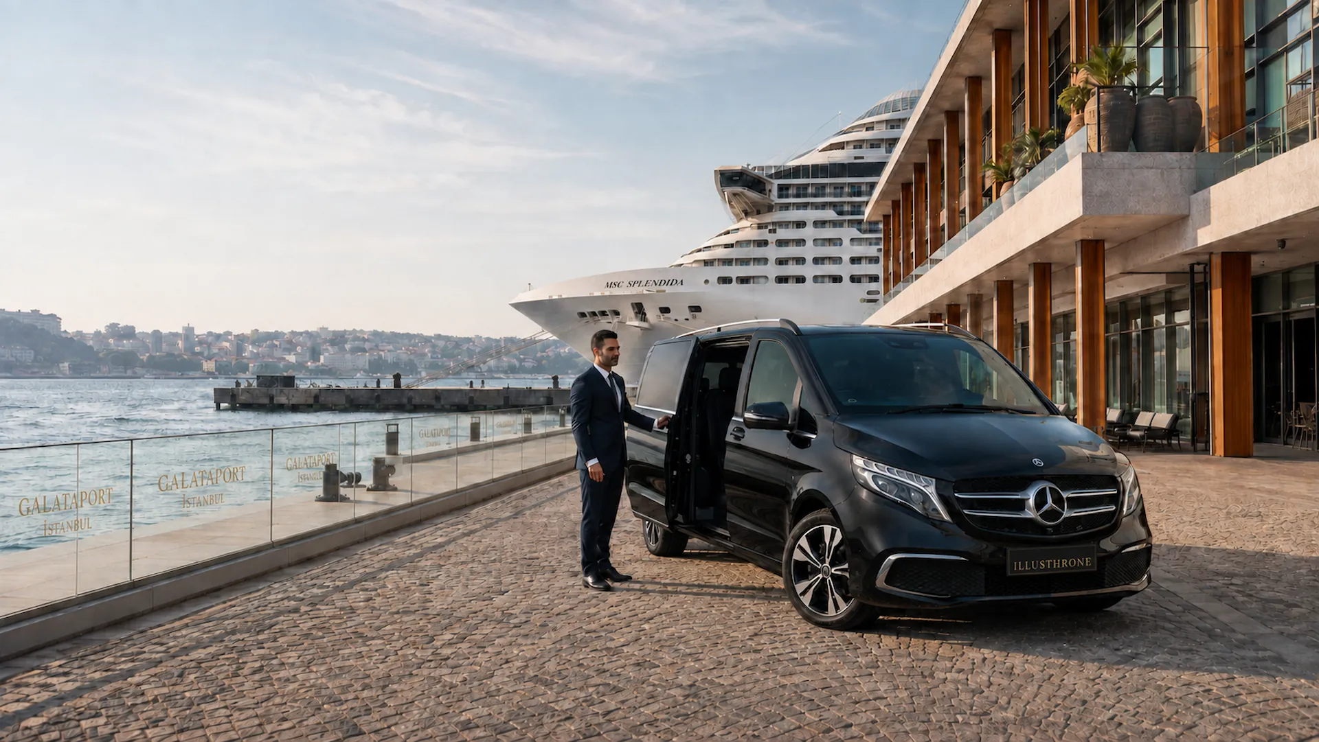 Private transfer connecting Galataport with Burdock Hotel Istanbul