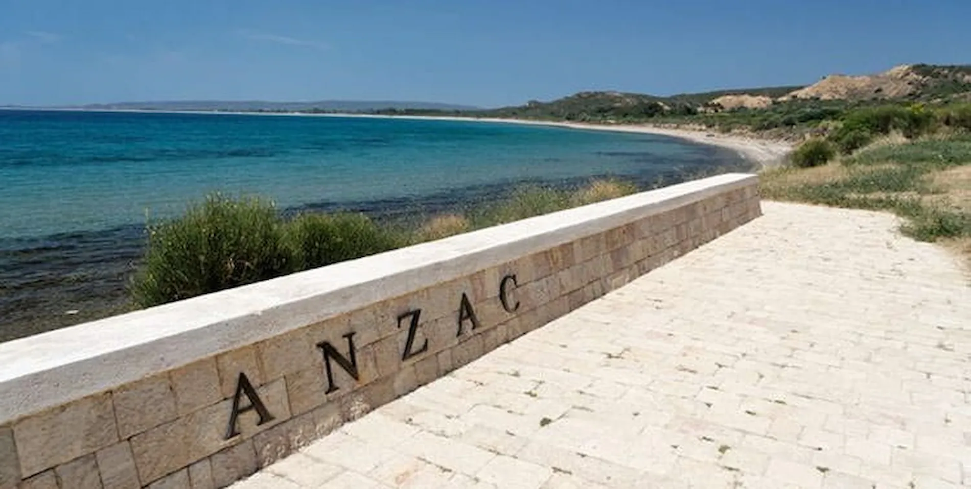 Gallipoli memorial landscape visited on a private heritage journey